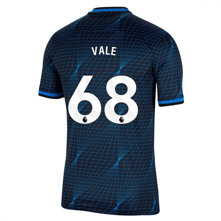 Kids  Harvey Vale #68 Dark Blue Away Jersey 2023/24 T-Shirt