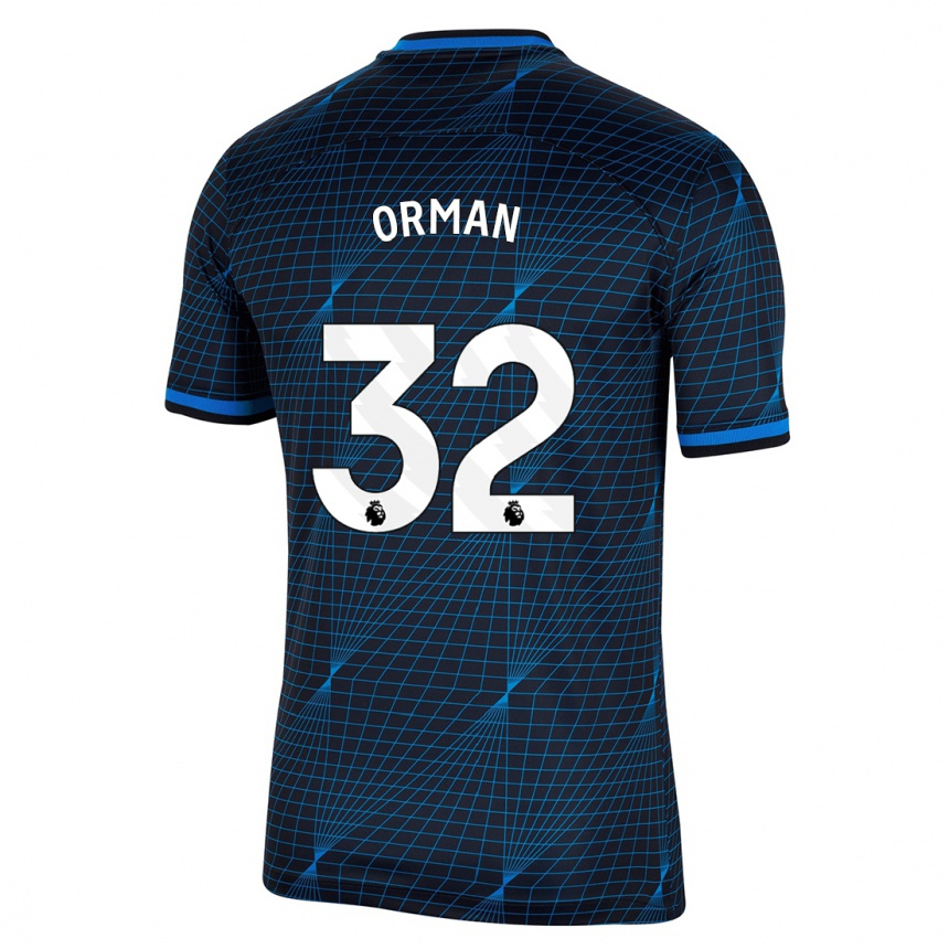 Kids  Emily Orman #32 Dark Blue Away Jersey 2023/24 T-Shirt