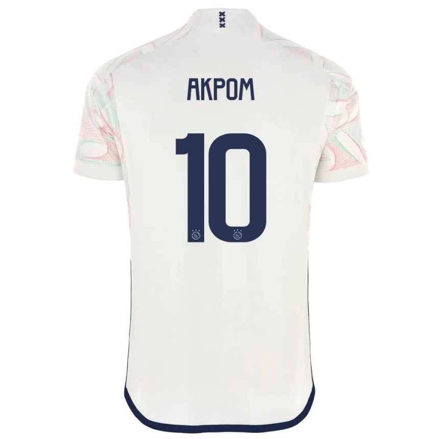 Kids  Chuba Akpom #10 White Away Jersey 2023/24 T-Shirt