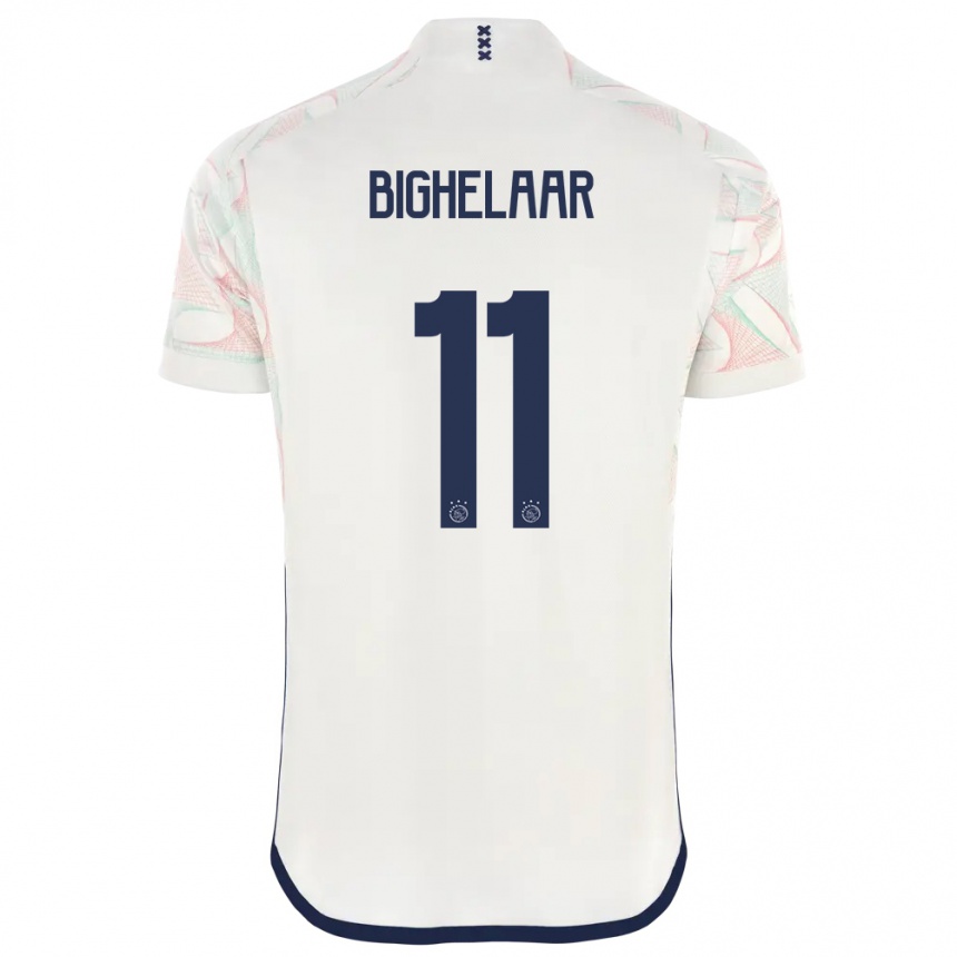 Kids  Marjolijn Van Den Bighelaar #11 White Away Jersey 2023/24 T-Shirt