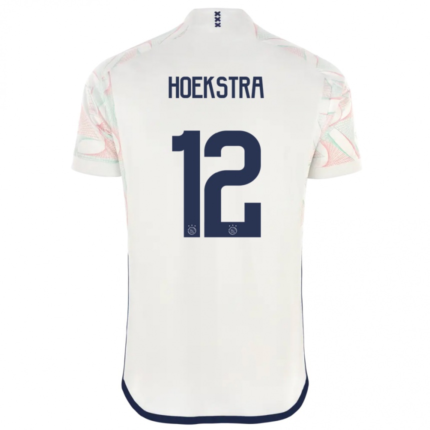 Kids  Isabelle Hoekstra #12 White Away Jersey 2023/24 T-Shirt