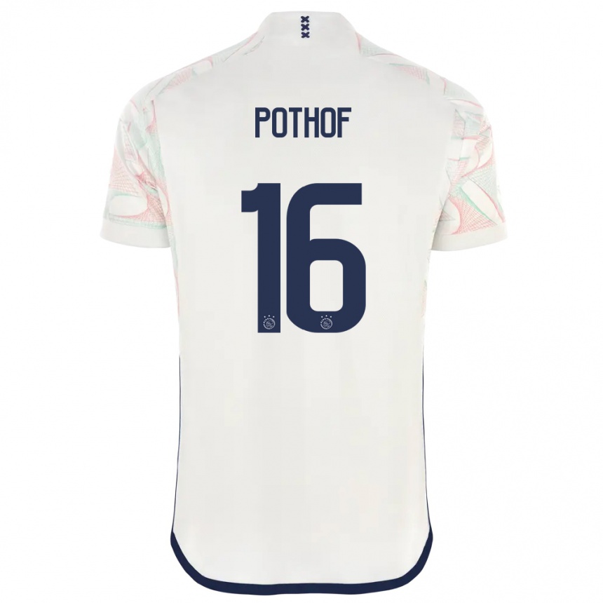 Kids  Isa Pothof #16 White Away Jersey 2023/24 T-Shirt