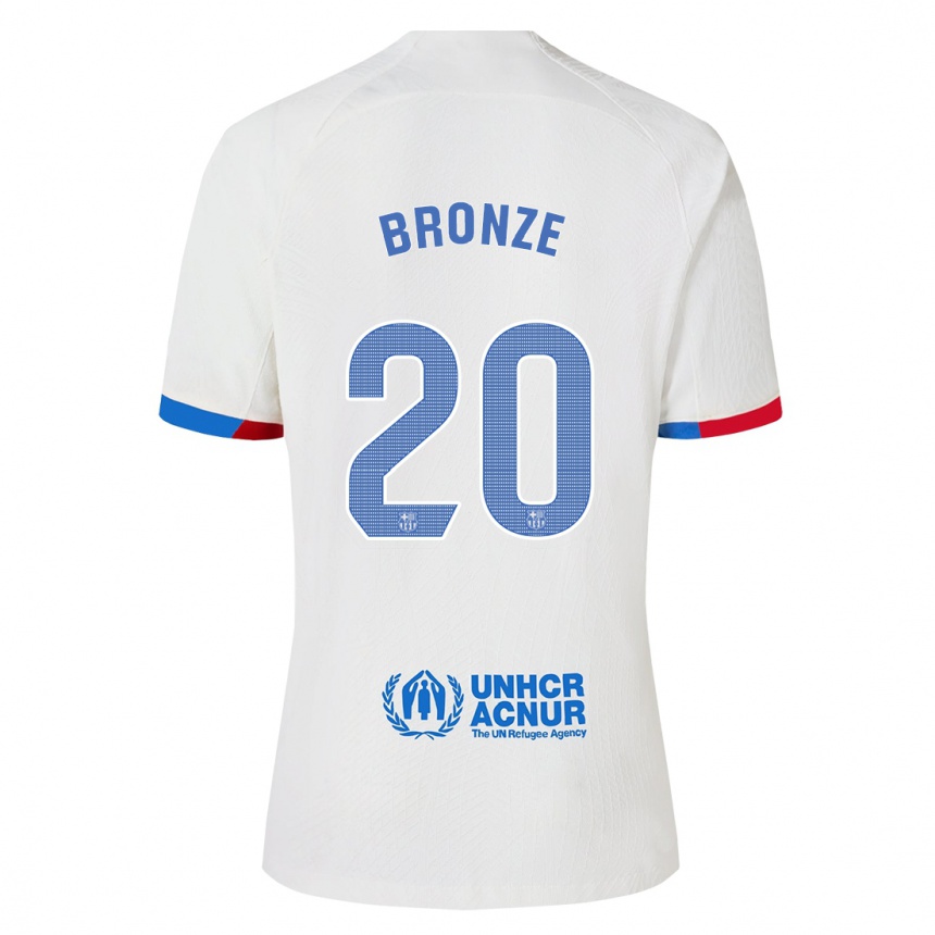 Kids  Lucy Bronze #20 White Away Jersey 2023/24 T-Shirt