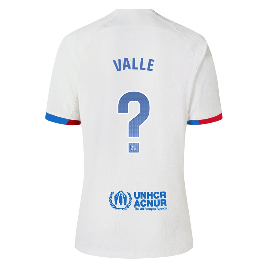 Kids  Alex Valle #0 White Away Jersey 2023/24 T-Shirt