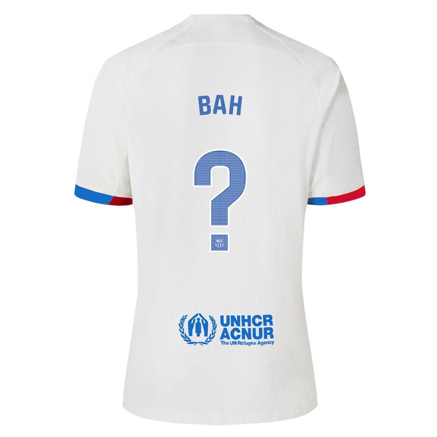 Kids  Saidou Bah #0 White Away Jersey 2023/24 T-Shirt