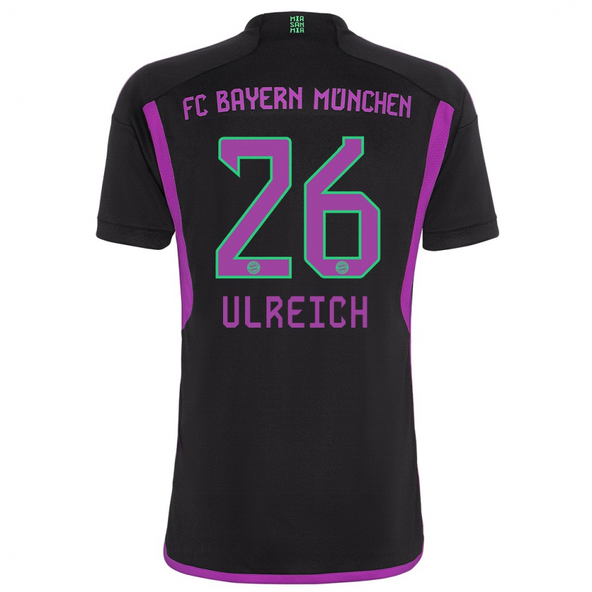 Kids  Sven Ulreich #26 Black Away Jersey 2023/24 T-Shirt