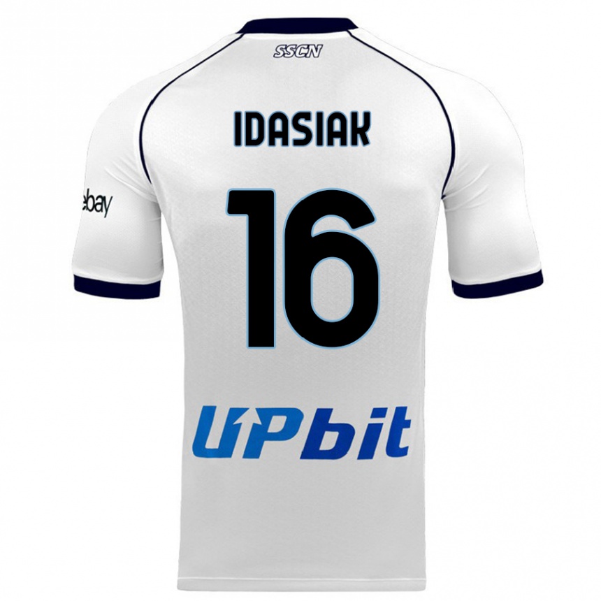 Kids  Hubert Idasiak #16 White Away Jersey 2023/24 T-Shirt