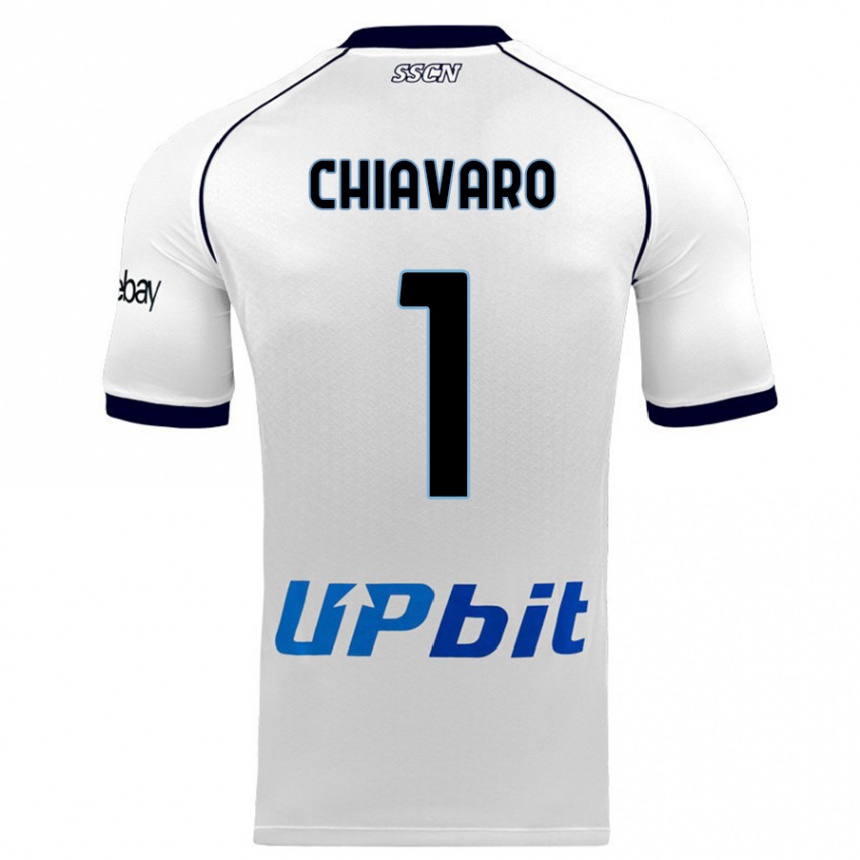 Kids  Kelly Chiavaro #1 White Away Jersey 2023/24 T-Shirt