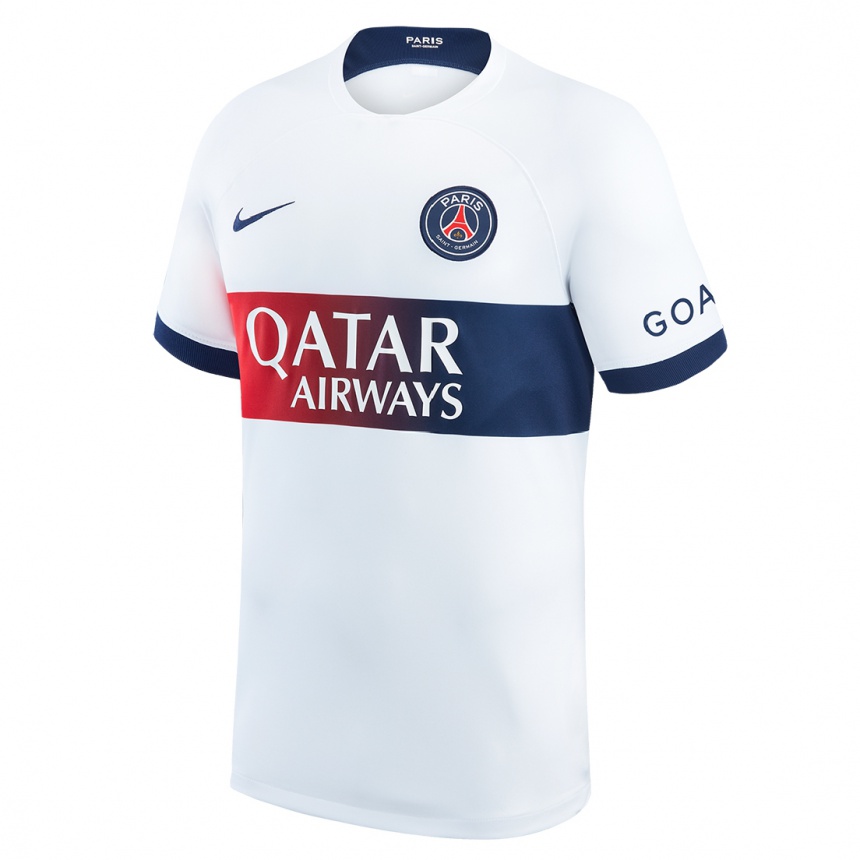 Kids  Lieke Martens #0 White Away Jersey 2023/24 T-Shirt