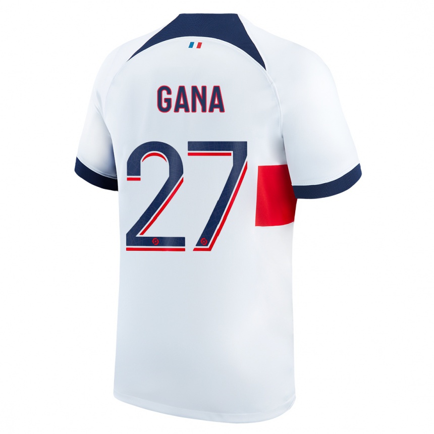 Kids  Idrissa Gana Gueye #27 White Away Jersey 2023/24 T-Shirt