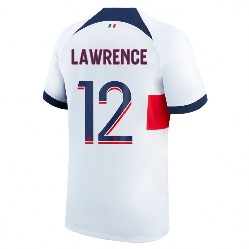 Kids  Ashley Lawrence #12 White Away Jersey 2023/24 T-Shirt