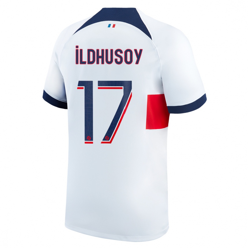 Kids  Celin Bizet Ildhusoy #17 White Away Jersey 2023/24 T-Shirt