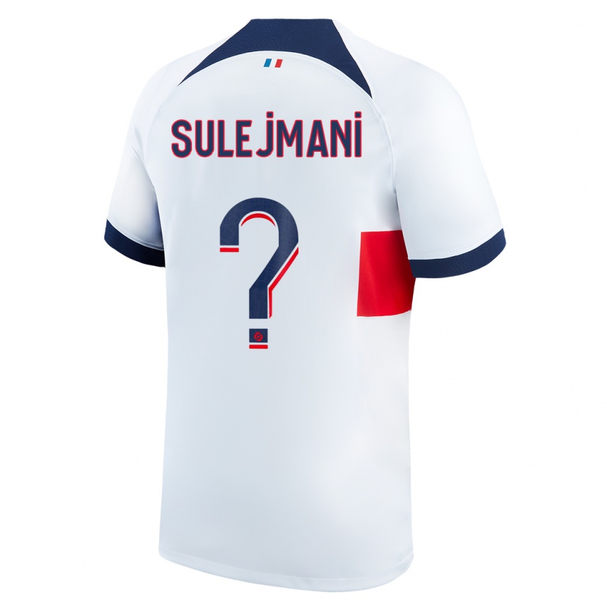 Kids  Lora Sulejmani #0 White Away Jersey 2023/24 T-Shirt