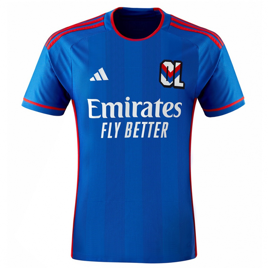 Kids  Axel Perez #0 Blue Red Away Jersey 2023/24 T-Shirt