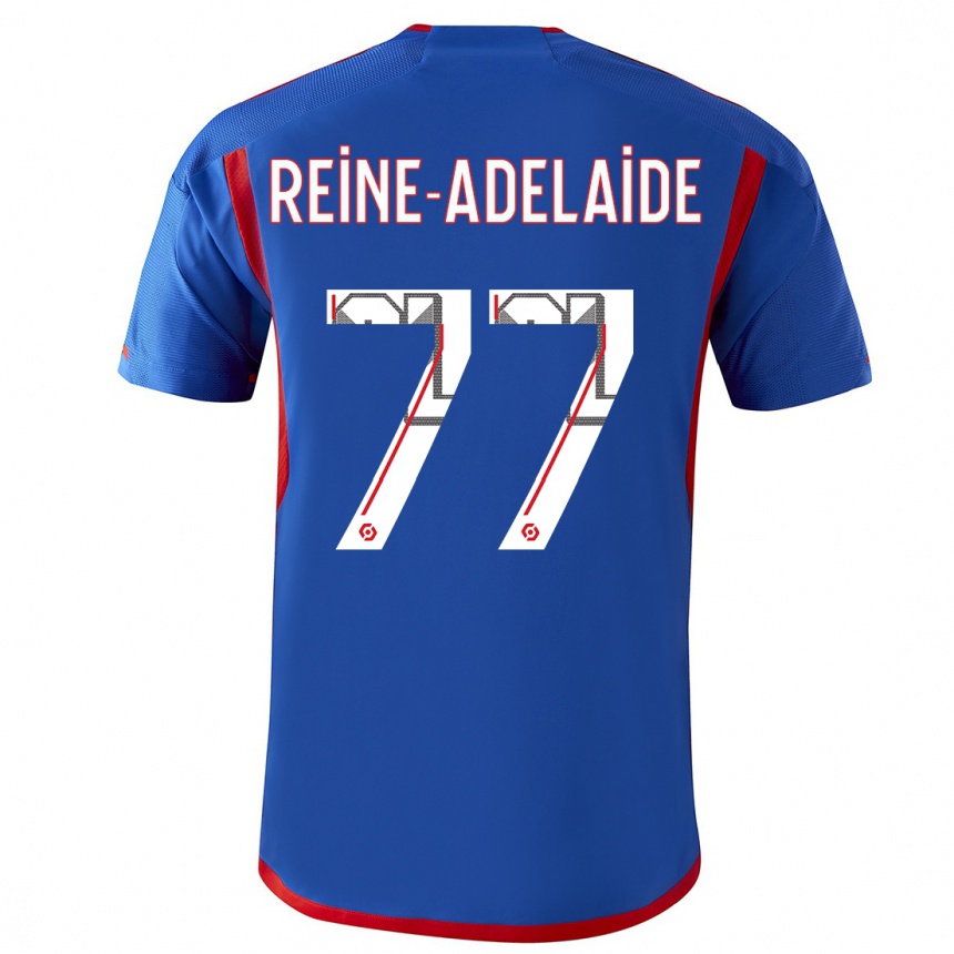 Kids  Jeff Reine-Adelaide #77 Blue Red Away Jersey 2023/24 T-Shirt