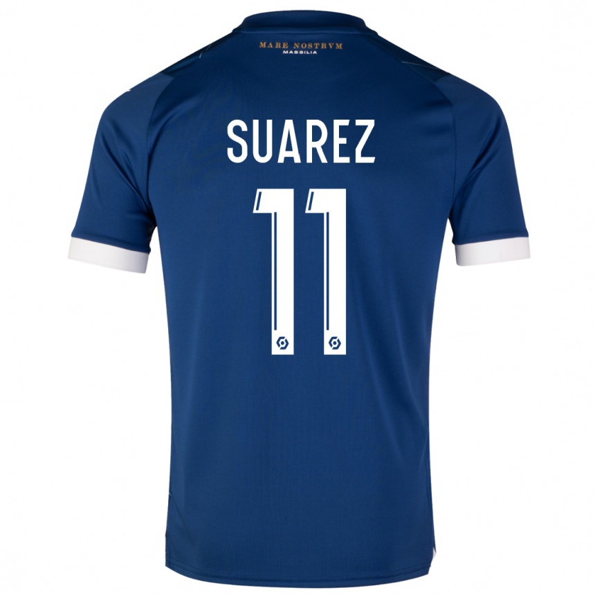 Kids  Luis Suarez #11 Dark Blue Away Jersey 2023/24 T-Shirt