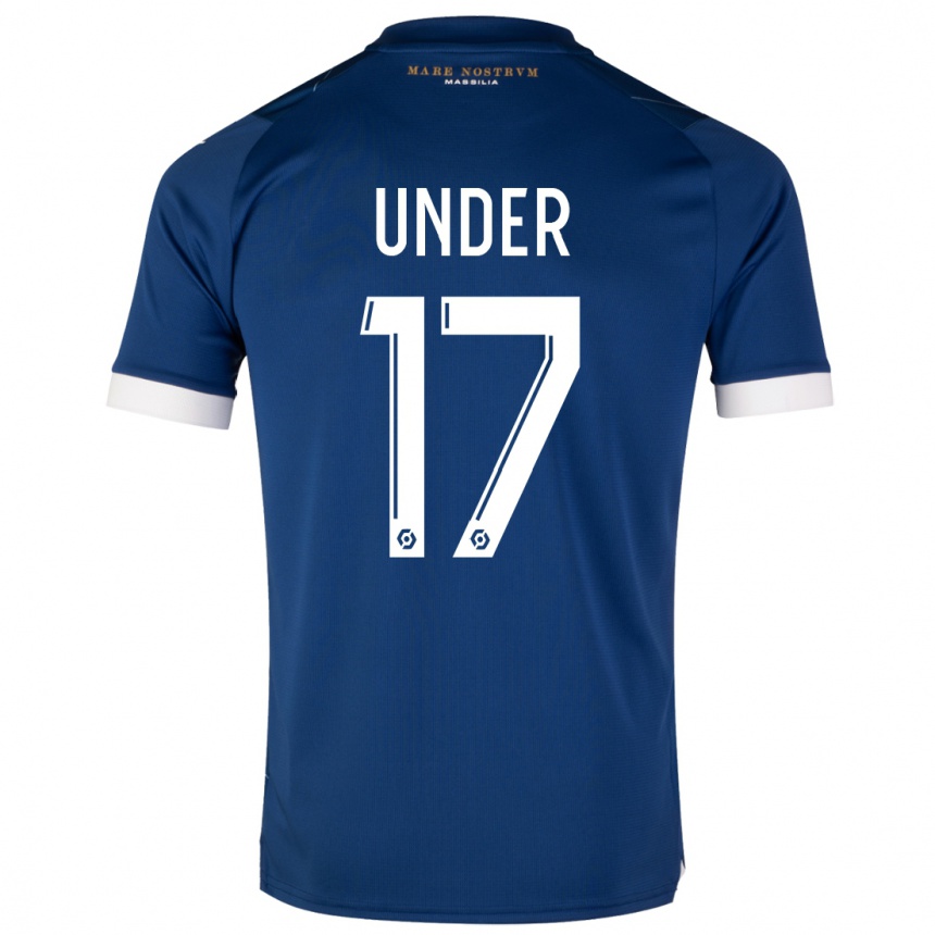 Kids  Cengiz Under #17 Dark Blue Away Jersey 2023/24 T-Shirt