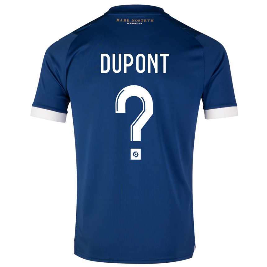 Kids  Hugo Dupont #0 Dark Blue Away Jersey 2023/24 T-Shirt