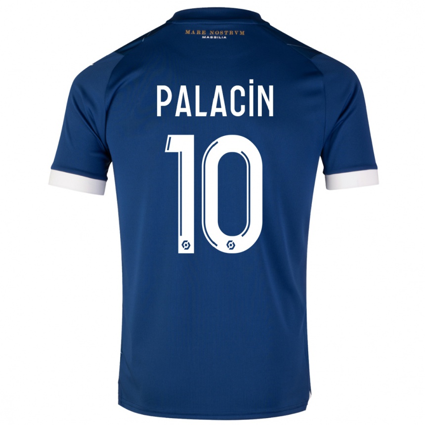 Kids  Sara Palacin #10 Dark Blue Away Jersey 2023/24 T-Shirt