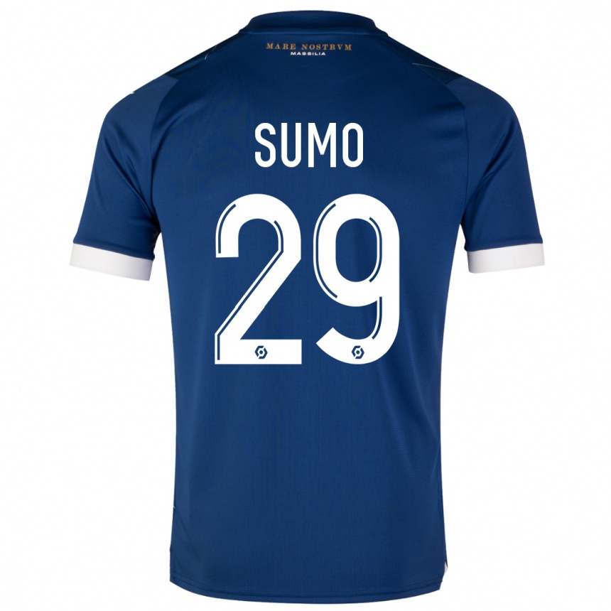 Kids  Eva Sumo #29 Dark Blue Away Jersey 2023/24 T-Shirt