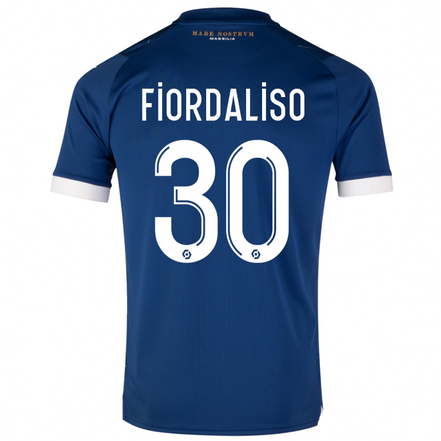 Kids  Thelma Fiordaliso #30 Dark Blue Away Jersey 2023/24 T-Shirt