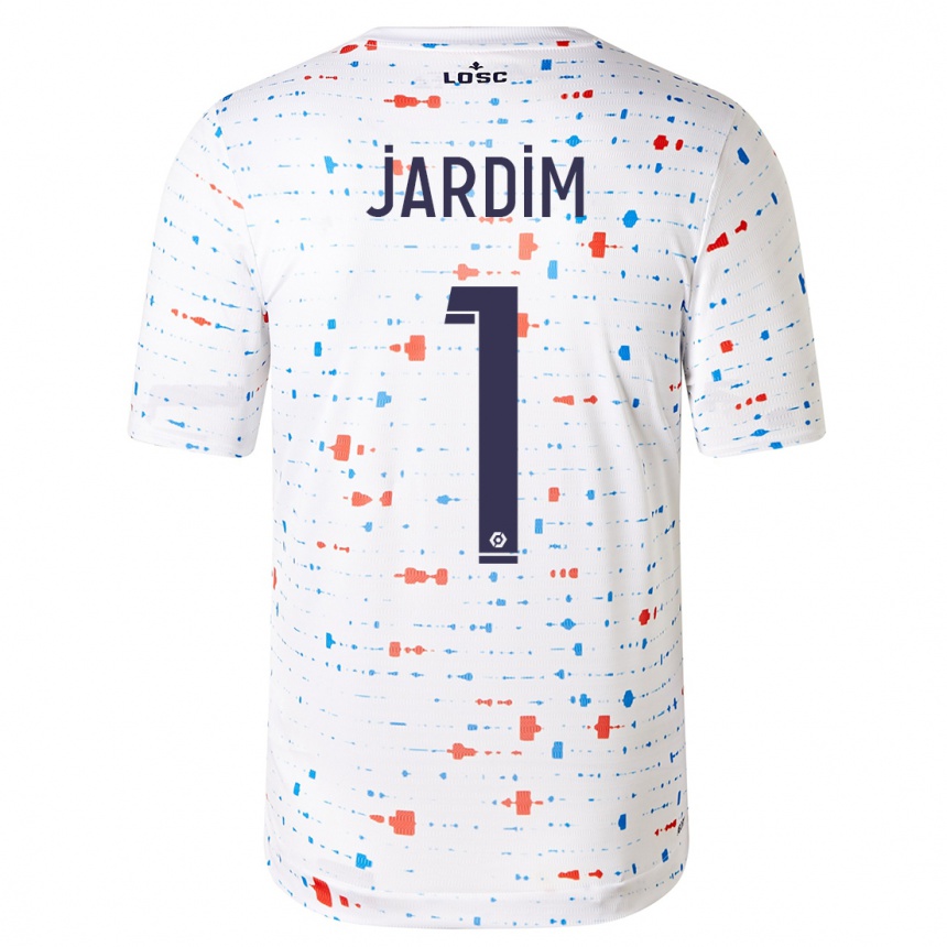 Kids Football Leo Jardim #1 White Away Jersey 2023/24 T-Shirt