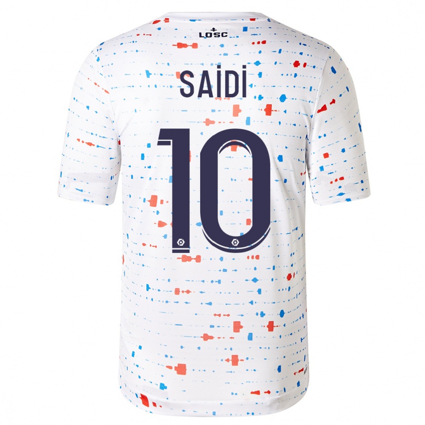 Kids Football Rachel Saidi #10 White Away Jersey 2023/24 T-Shirt