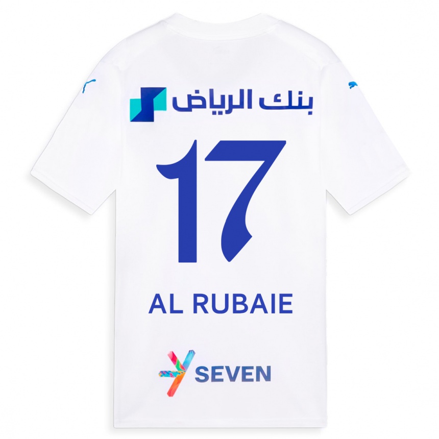 Kids  Mohammed Al-Rubaie #17 White Away Jersey 2023/24 T-Shirt