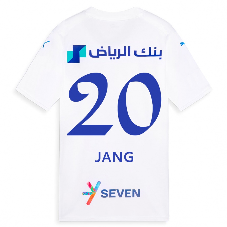 Kids  Hyun-Soo Jang #20 White Away Jersey 2023/24 T-Shirt