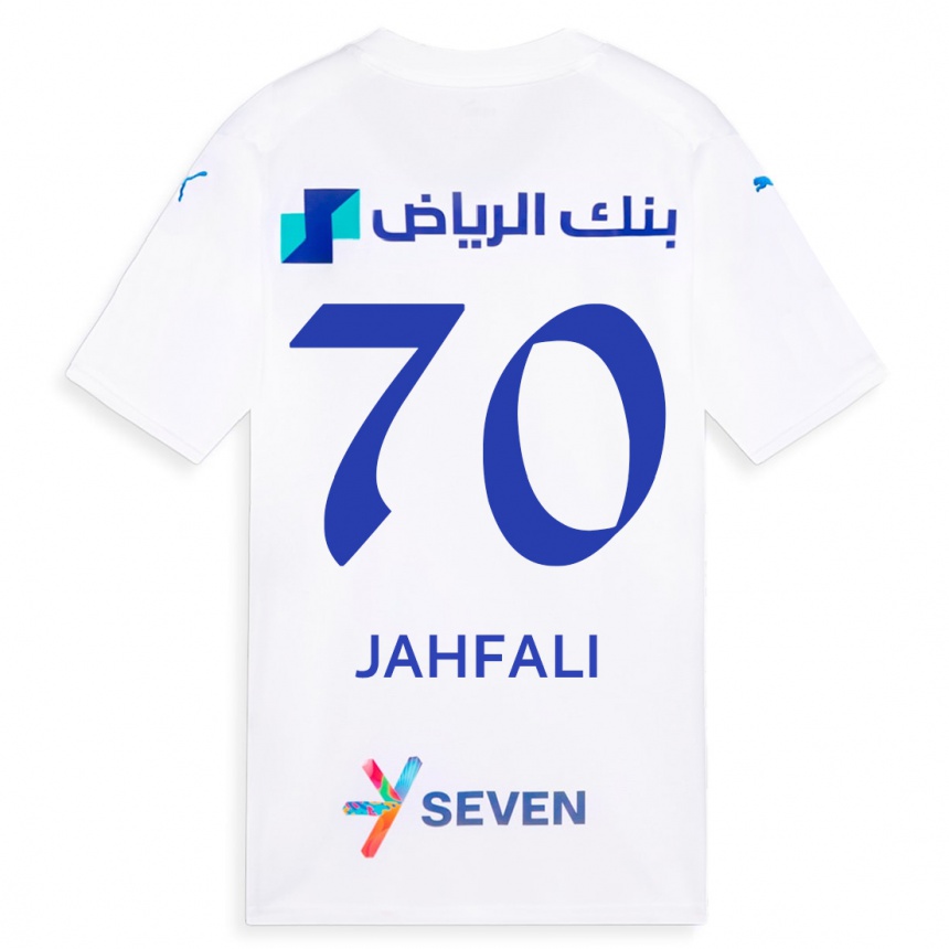 Kids  Mohammed Jahfali #70 White Away Jersey 2023/24 T-Shirt