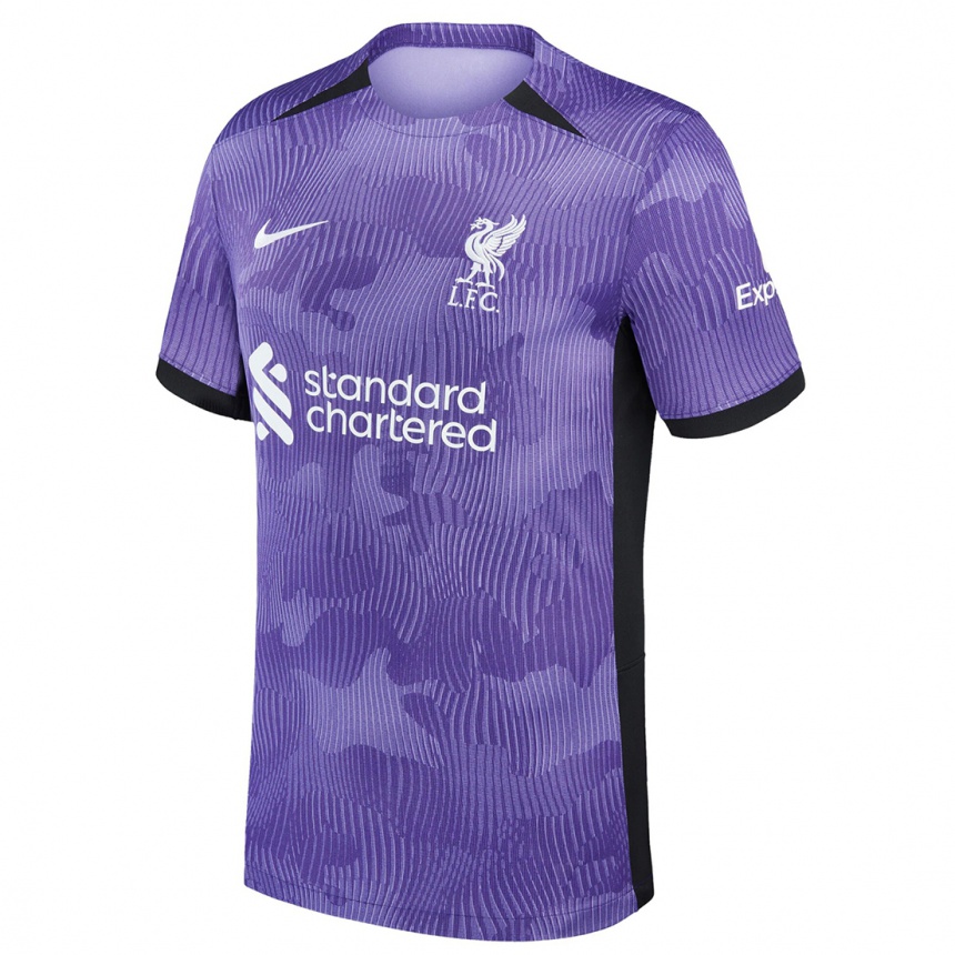 Kids  Alisson #1 Purple Third Jersey 2023/24 T-Shirt