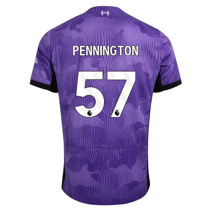 Kids  Cody Pennington #57 Purple Third Jersey 2023/24 T-Shirt