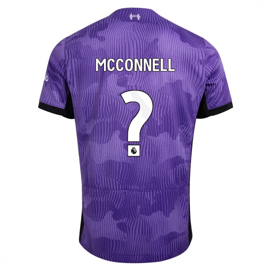 Kids  James Mcconnell #0 Purple Third Jersey 2023/24 T-Shirt