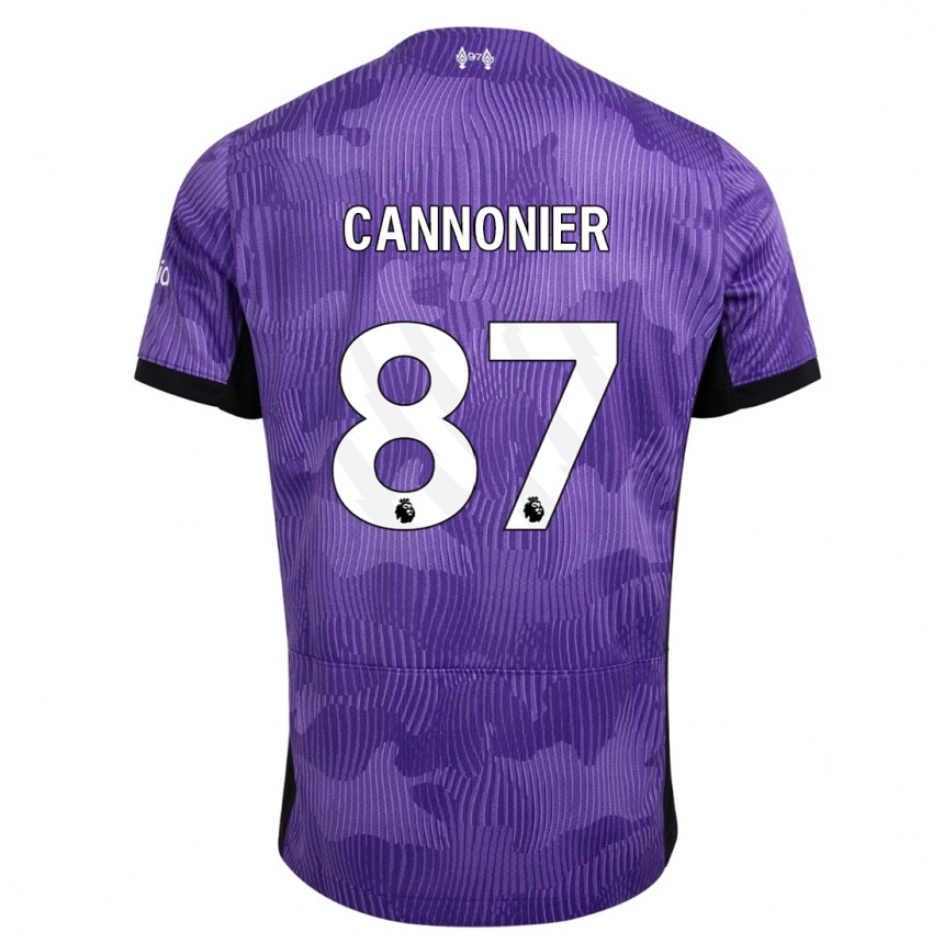 Kids  Oakley Cannonier #87 Purple Third Jersey 2023/24 T-Shirt