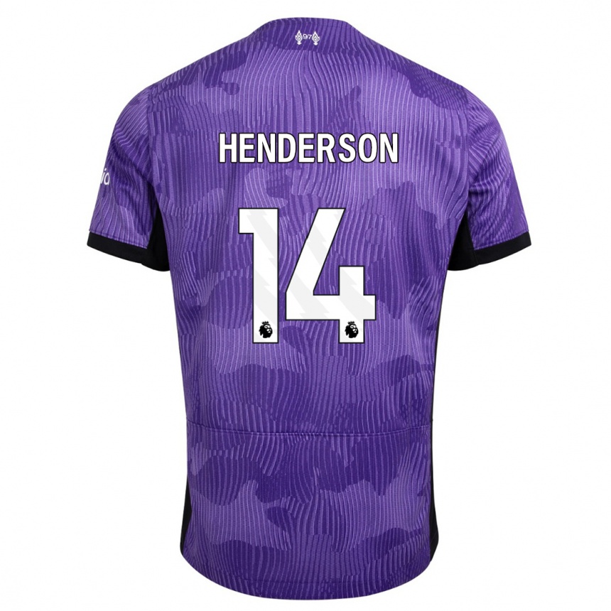 Kids  Henderson #14 Purple Third Jersey 2023/24 T-Shirt