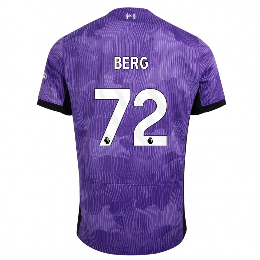 Kids  Sepp Van Den Berg #72 Purple Third Jersey 2023/24 T-Shirt