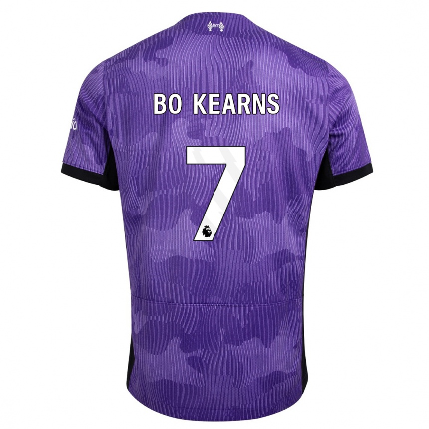 Kids  Missy Bo Kearns #7 Purple Third Jersey 2023/24 T-Shirt