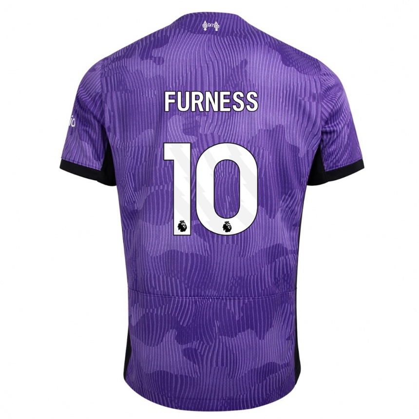 Kids  Rachel Furness #10 Purple Third Jersey 2023/24 T-Shirt