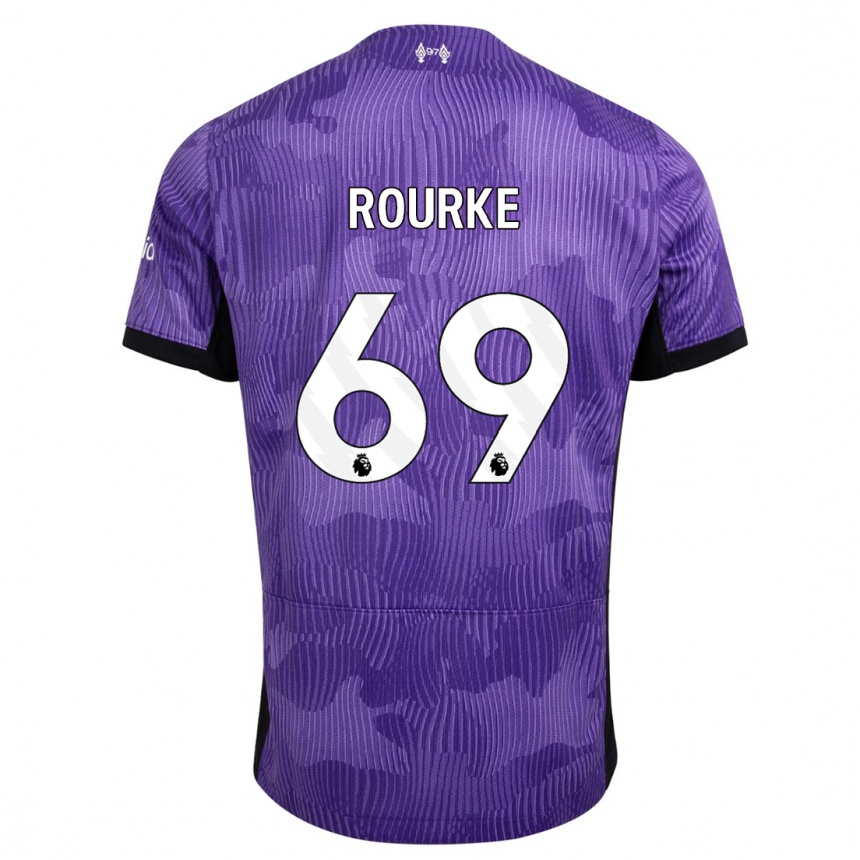 Kids  Fidel O'rourke #69 Purple Third Jersey 2023/24 T-Shirt