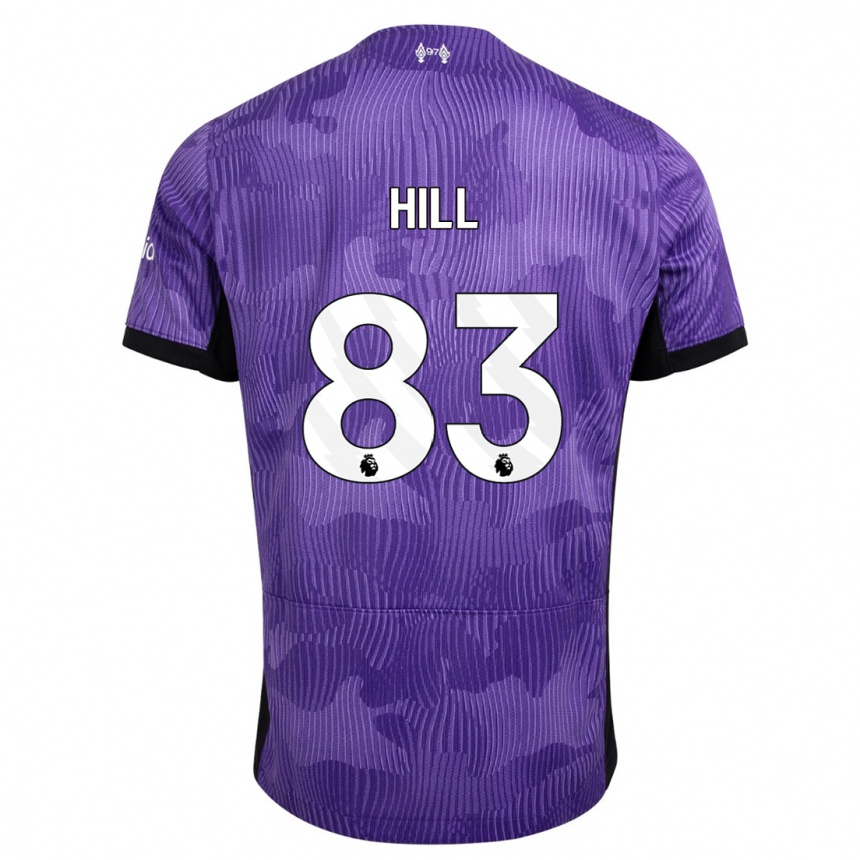 Kids  Thomas Hill #83 Purple Third Jersey 2023/24 T-Shirt