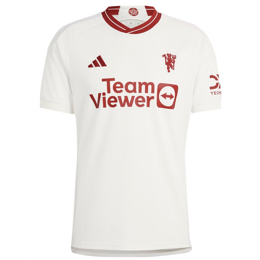 Kids  Scott Mctominay #39 White Third Jersey 2023/24 T-Shirt