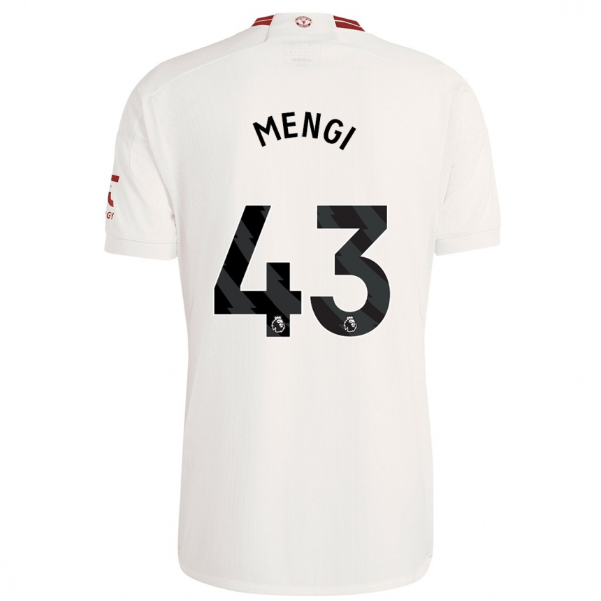 Kids  Teden Kidsgi #43 White Third Jersey 2023/24 T-Shirt