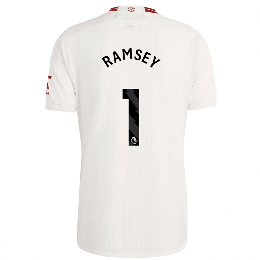 Kids  Emily Ramsey #1 White Third Jersey 2023/24 T-Shirt