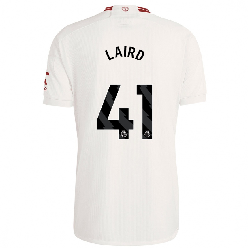 Kids  Ethan Laird #41 White Third Jersey 2023/24 T-Shirt