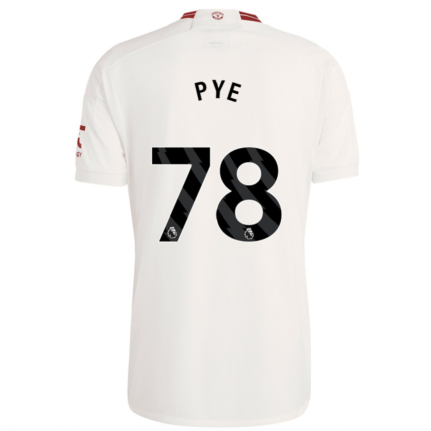 Kids  Logan Pye #78 White Third Jersey 2023/24 T-Shirt