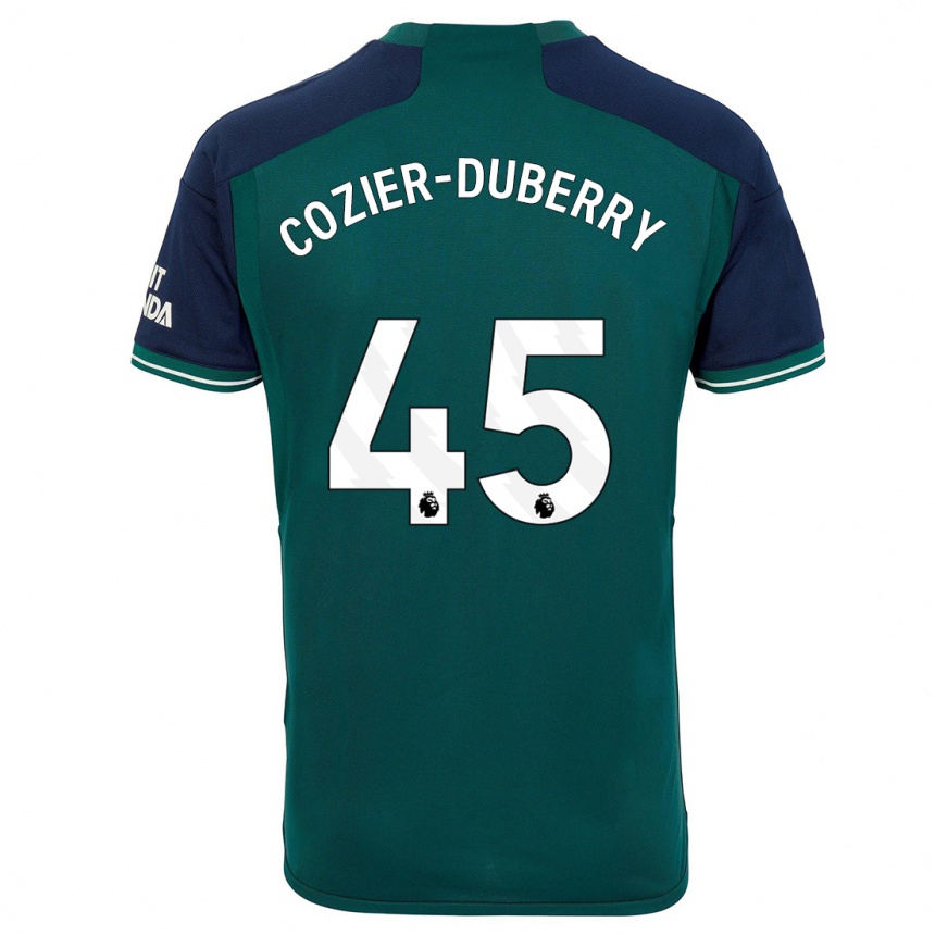 Kids  Amario Cozier-Duberry #45 Green Third Jersey 2023/24 T-Shirt