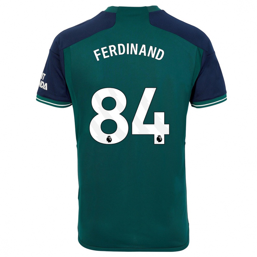 Kids  Seb Ferdinand #84 Green Third Jersey 2023/24 T-Shirt