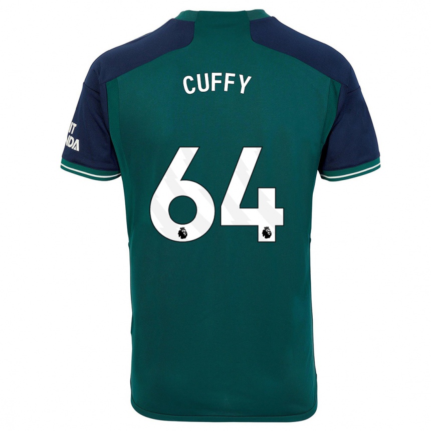 Kids  Brooke Norton Cuffy #64 Green Third Jersey 2023/24 T-Shirt