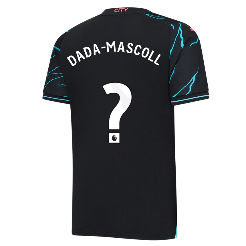 Kids  Isaiah Dada-Mascoll #0 Dark Blue Third Jersey 2023/24 T-Shirt