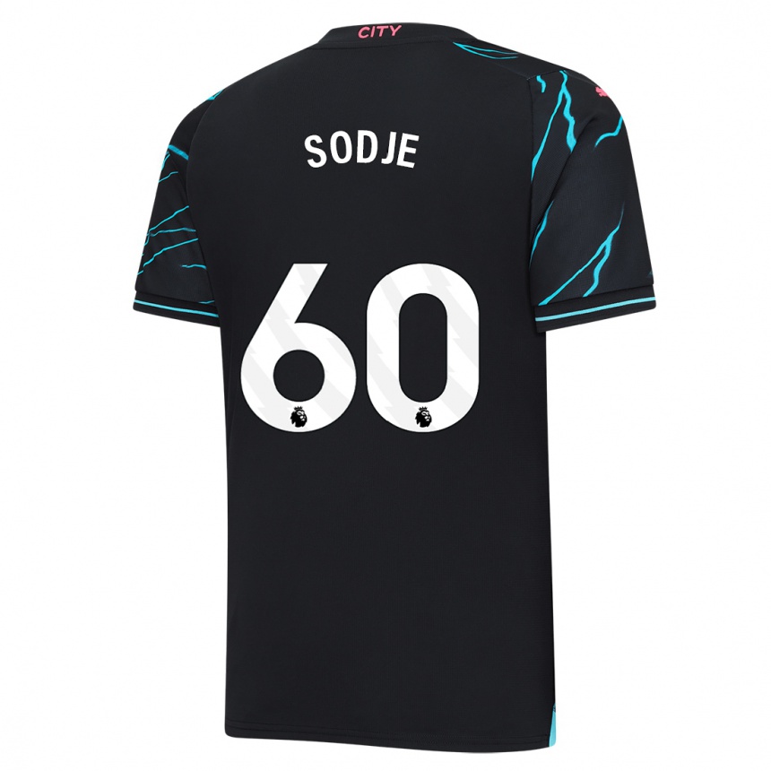 Kids  Tai Sodje #60 Dark Blue Third Jersey 2023/24 T-Shirt